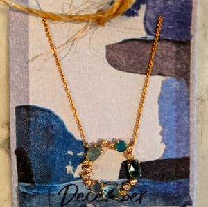 Anthropologie December Birthstone Necklace